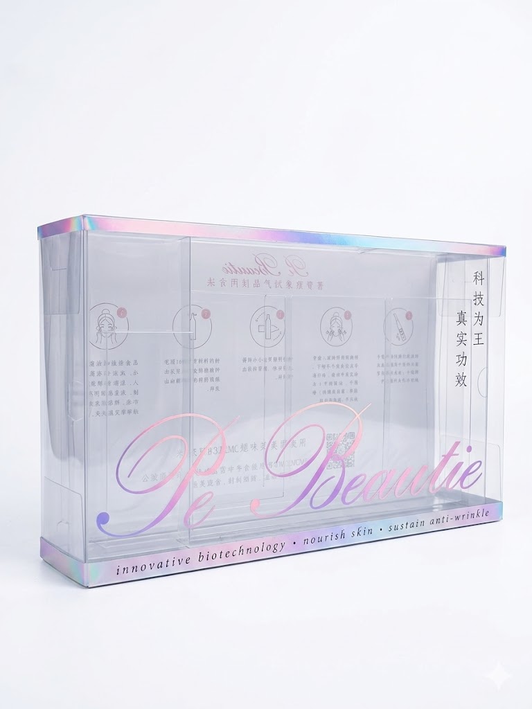 Transparent PET Box with Laser Printing